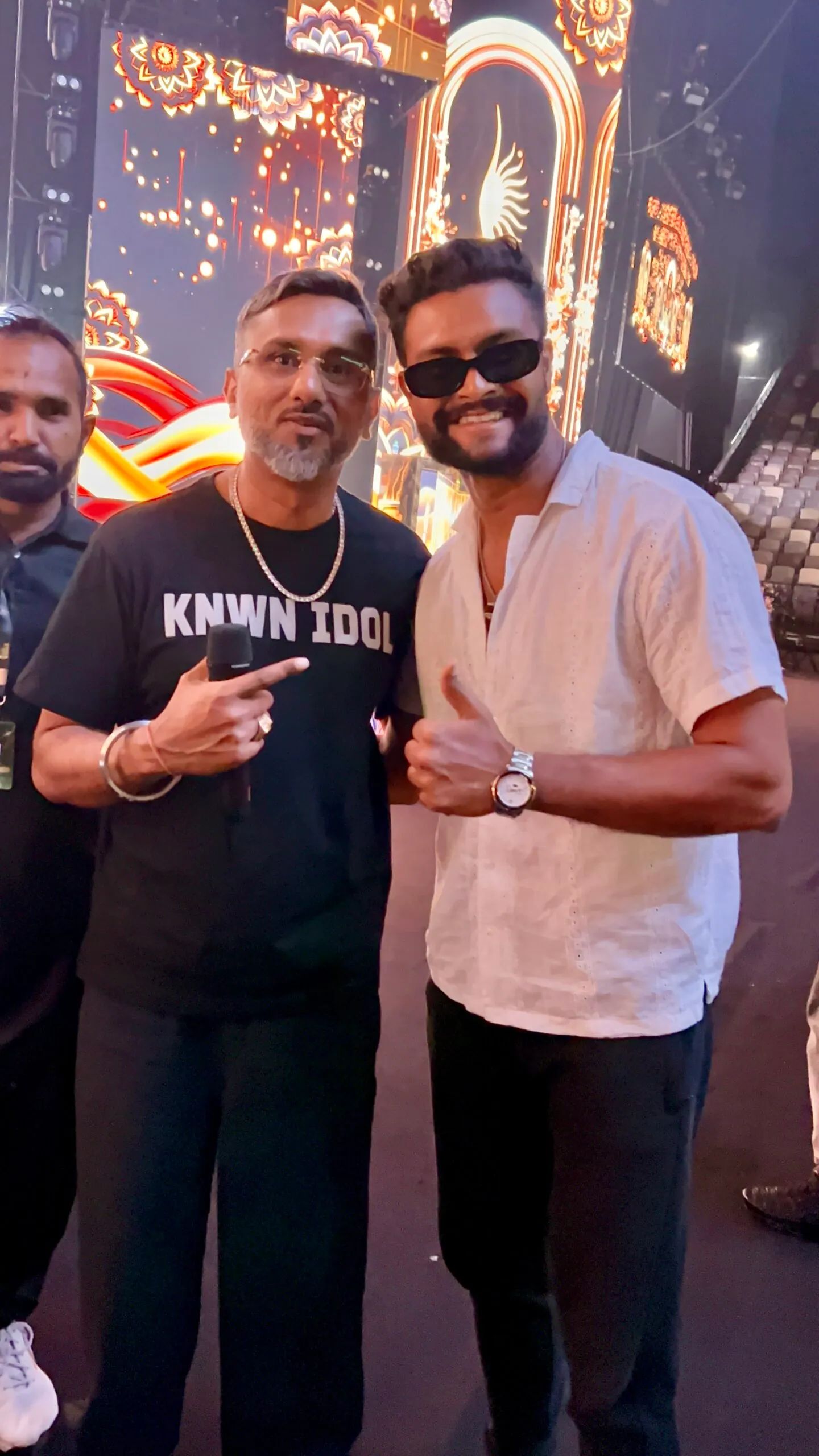 Ayush Lokre with fellow artists