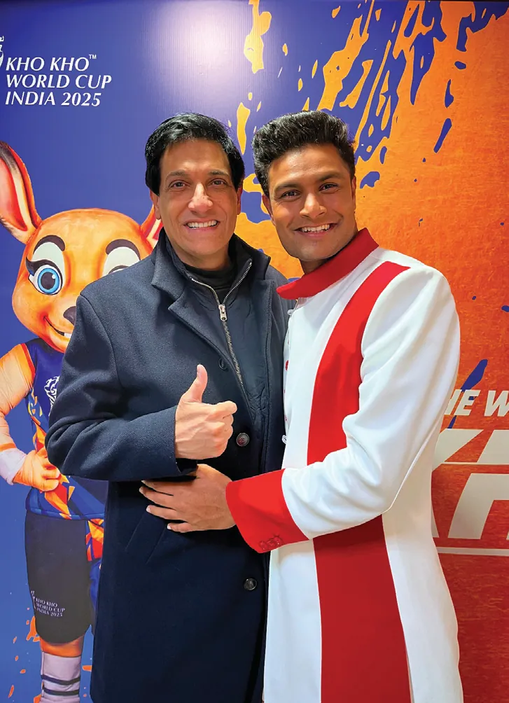 Ayush Lokre with Shiamak Davar